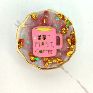 21. COFFEE LOVERS Handmade Resin Phone Grip